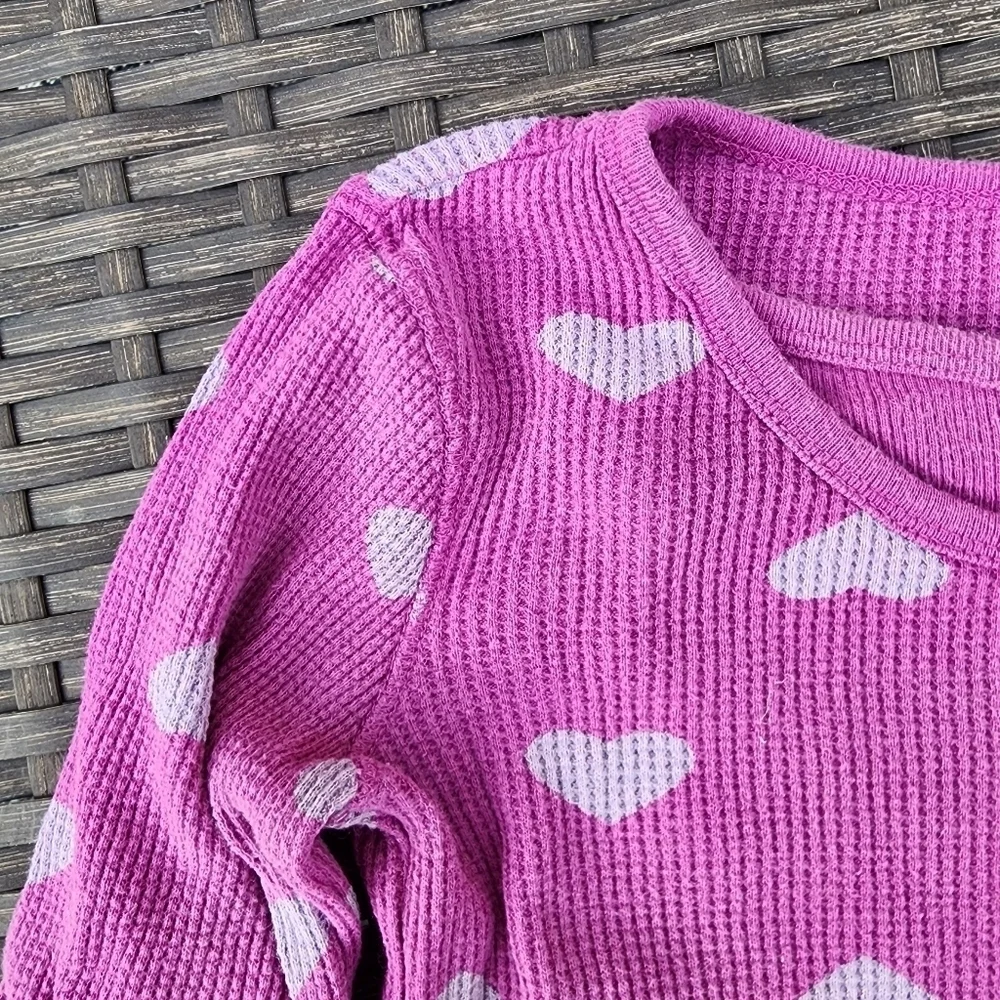 Old Navy Purple Heart Kids Long Sleeve Shirt Size 3T